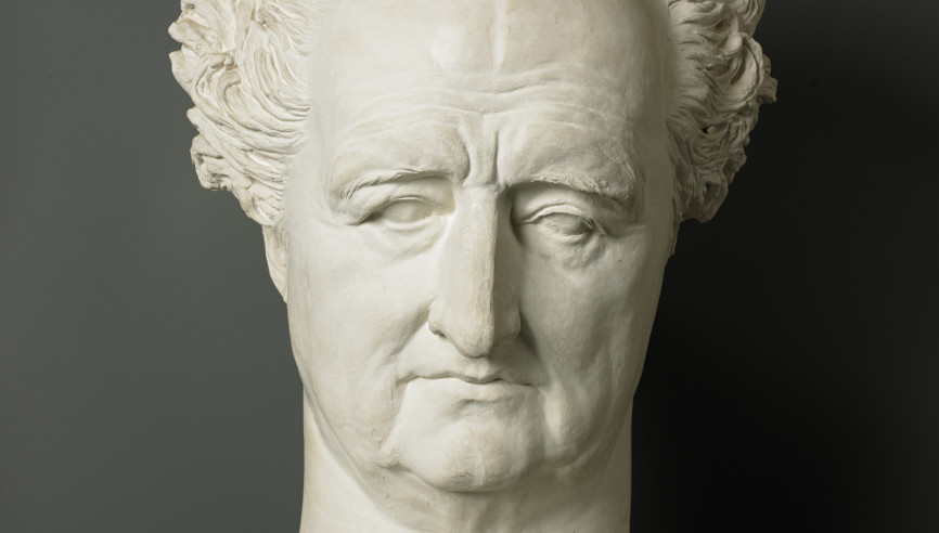 David DAngers JD Goethe Bueste Abguss IV 2015 19 c David Hall Zuschnitt