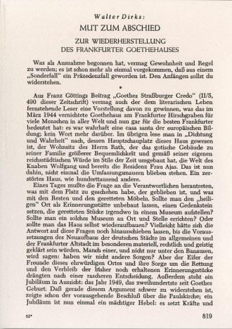 vitrine 4 dirks mut zum abschied frankfurter hefte 1947