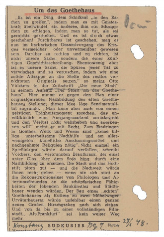 vitrine 4 suedkurier um das goethe haus